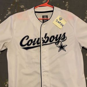 Cowboys button up jersey